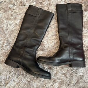 J. Crew Women's Black Lace Up Boots